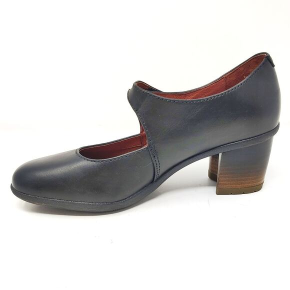 Dansko Shoes Womens 10 Heels Black Leather Mary Jane Comfort 40 - Picture 3 of 9